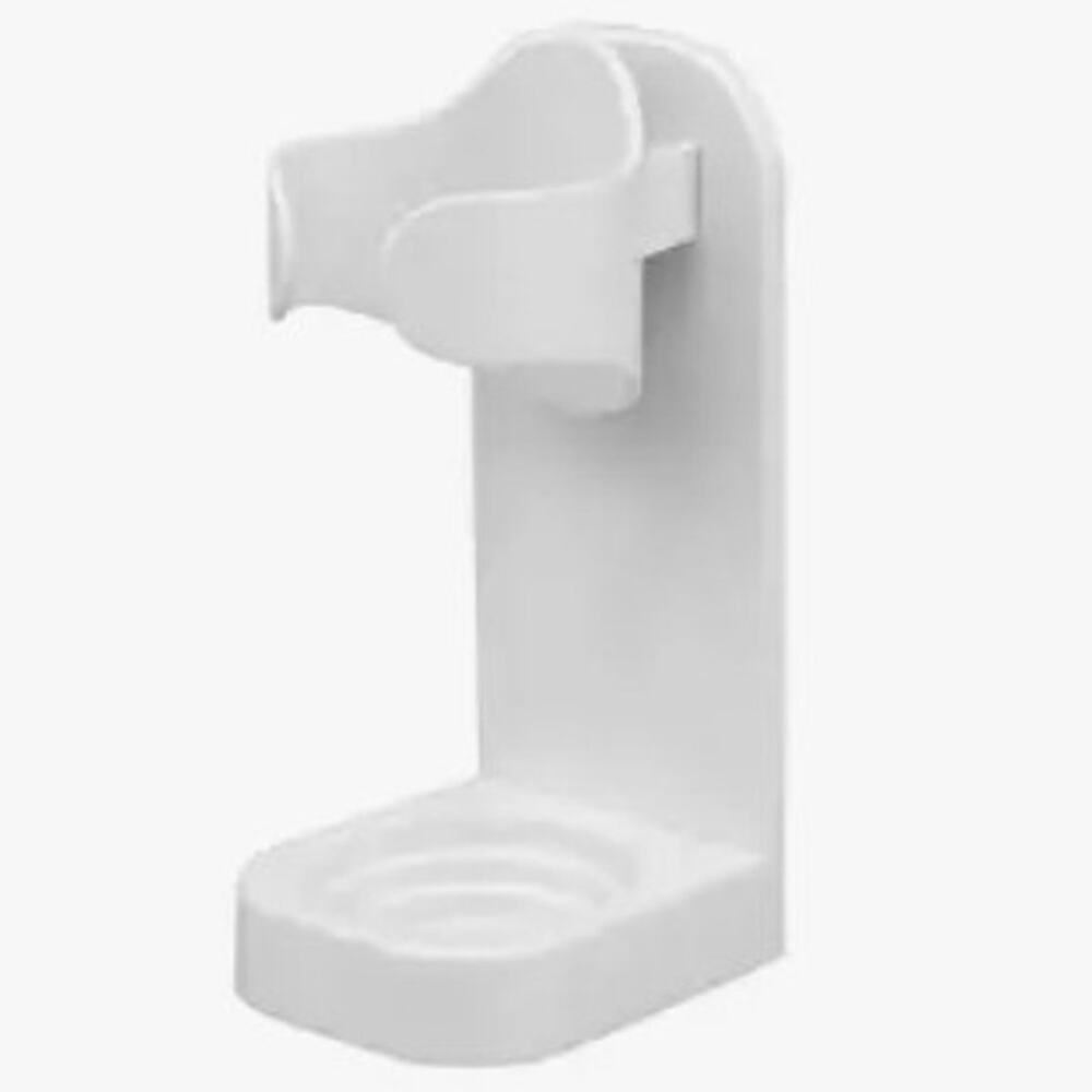 Wall Mounted White Plastic Electric Toothbrush Holder for Shower / Bathroom GUC